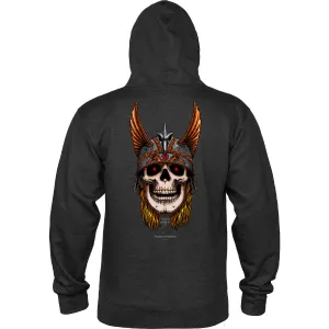Powell Peralta - Andy Anderson Skull Hoodie Charcoal Heather