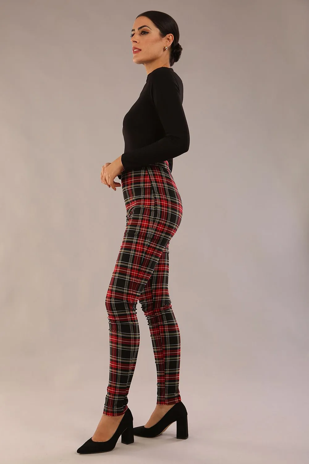 (PRE-ORDER) Cressida Tartan Stretch Trousers