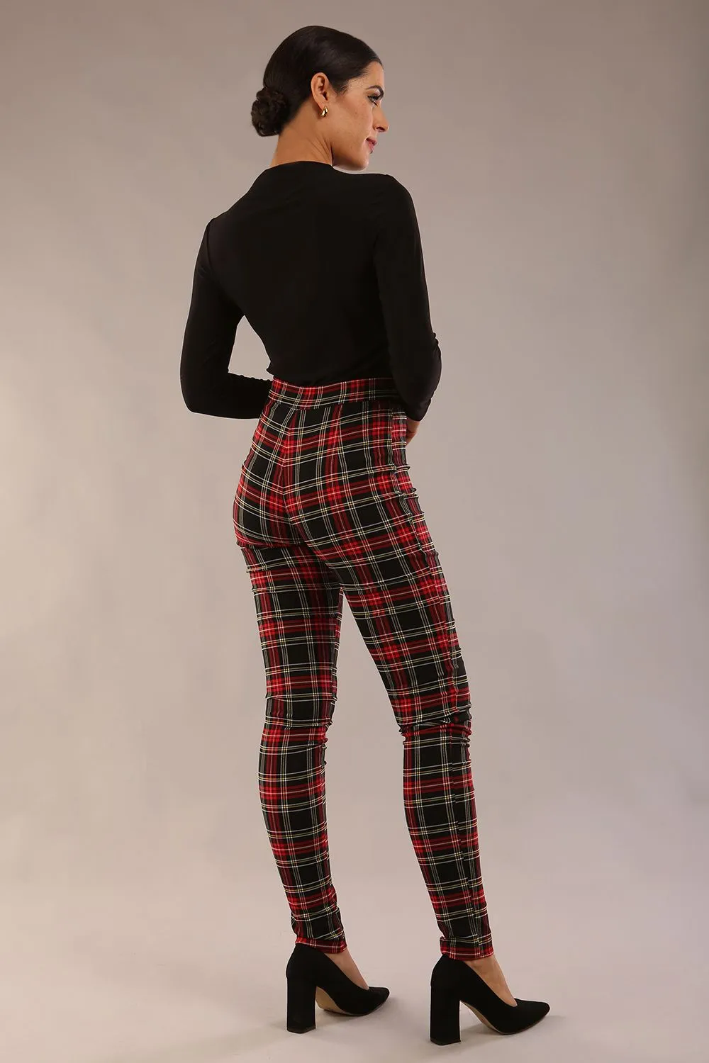 (PRE-ORDER) Cressida Tartan Stretch Trousers
