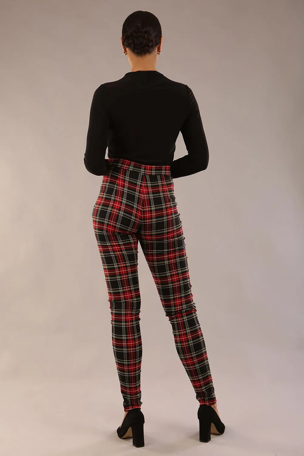 (PRE-ORDER) Cressida Tartan Stretch Trousers