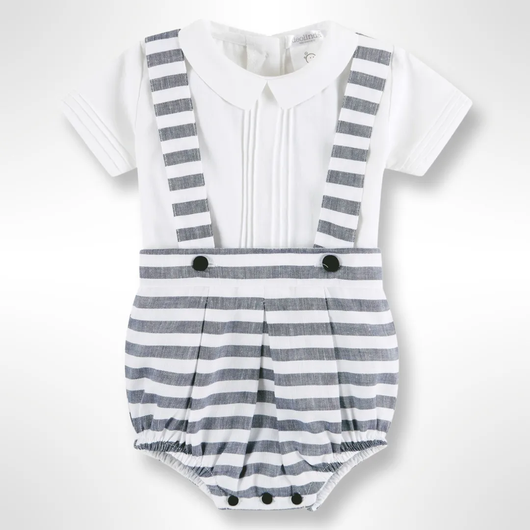 Provence Collection - Shirt and Dungaree Set