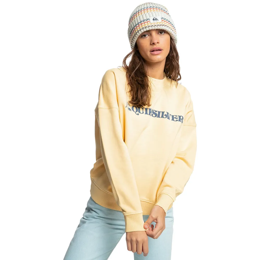 Quiksilver Womens Oversized Crew Neck Sweatshirt