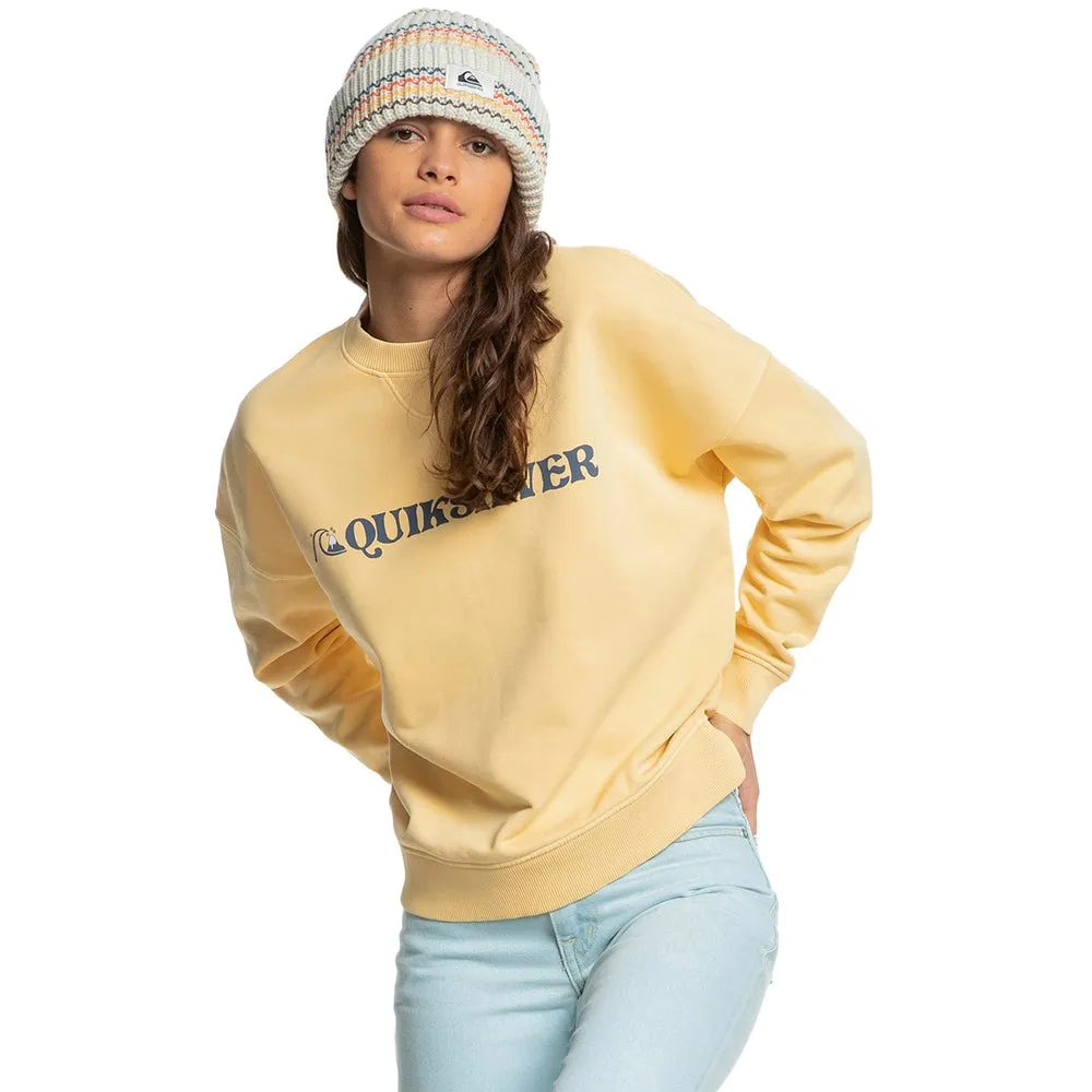 Quiksilver Womens Oversized Crew Neck Sweatshirt