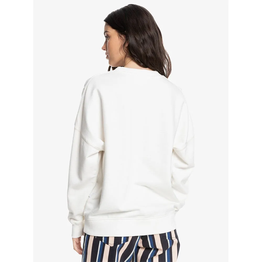 Quiksilver Womens Oversized Crew Neck Sweatshirt