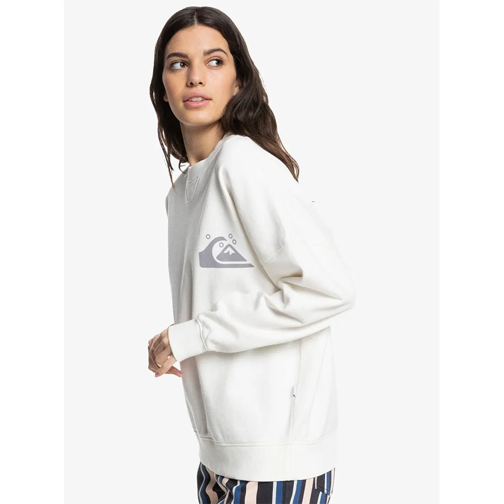 Quiksilver Womens Oversized Crew Neck Sweatshirt