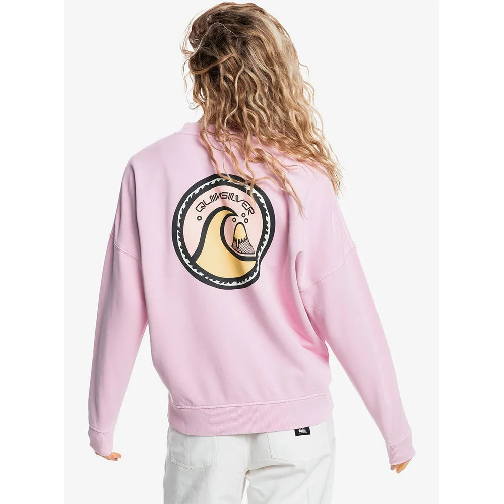 Quiksilver Womens Oversized Crew Neck Sweatshirt