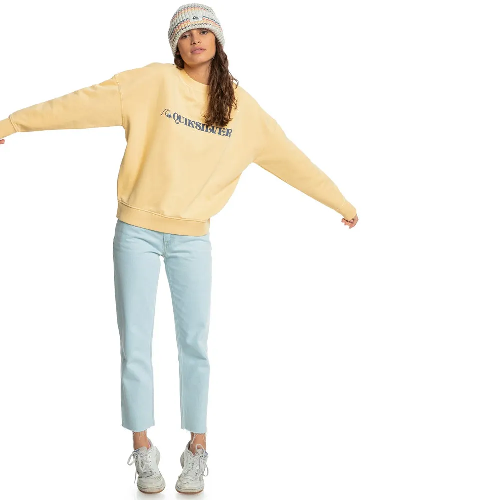 Quiksilver Womens Oversized Crew Neck Sweatshirt