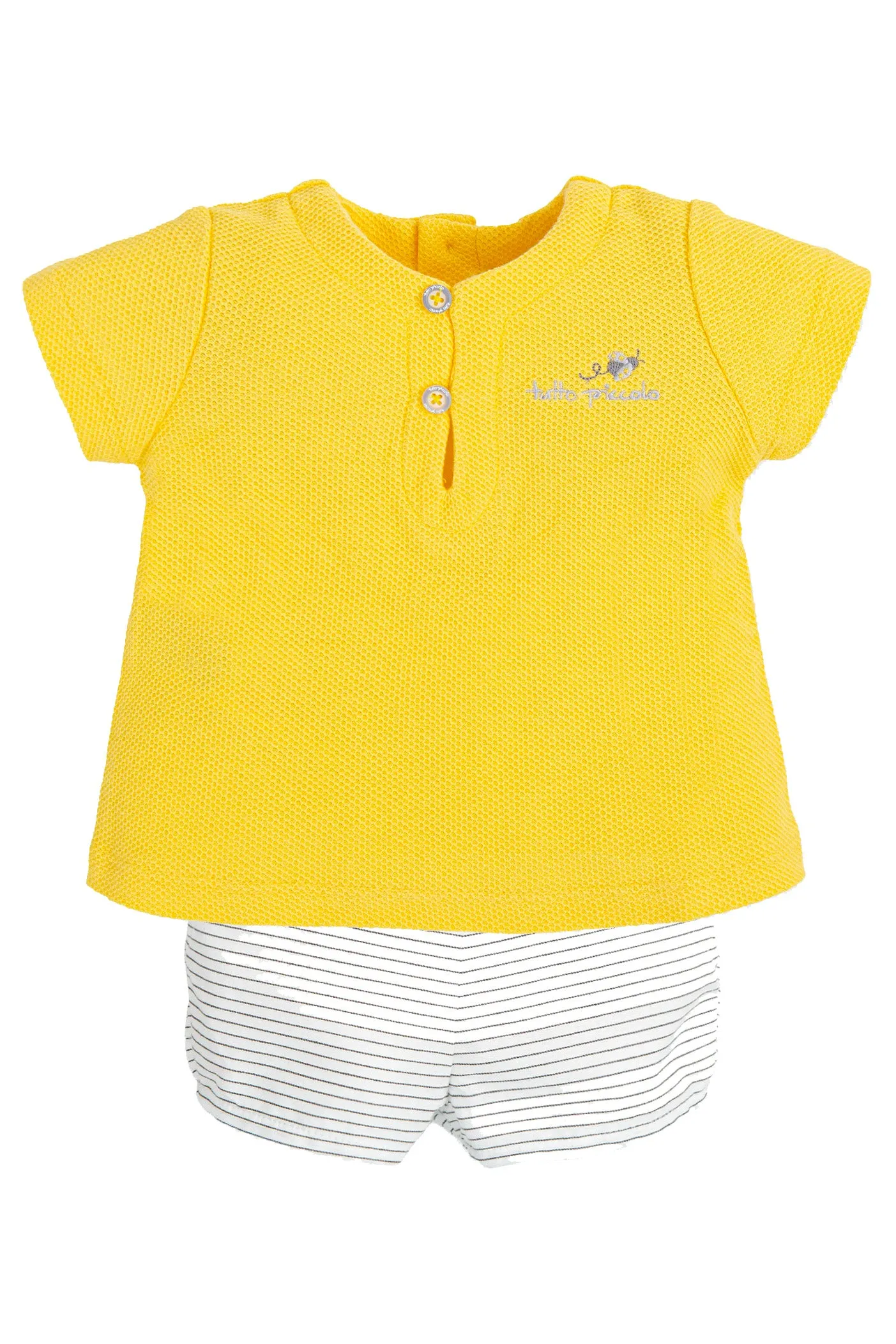 "Julius" Yellow Top & Striped Jam Pants