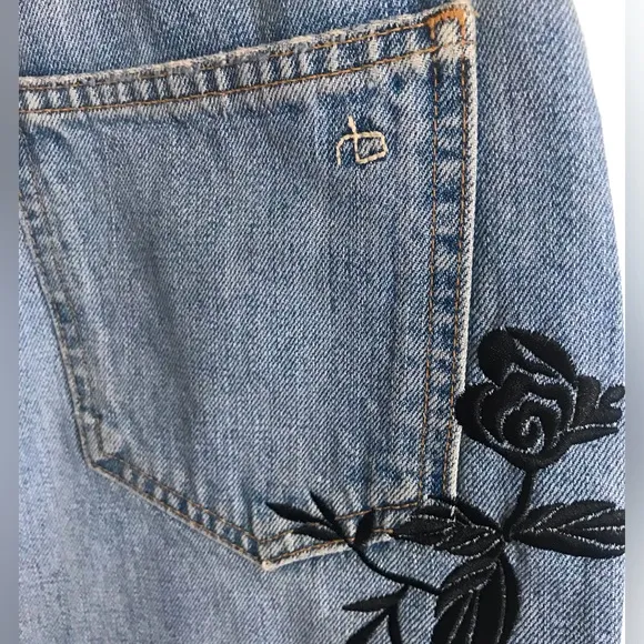 RAG&amp; BONE Dive Embroidered Skirt