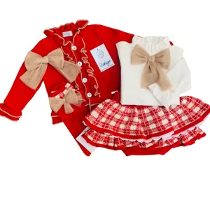 RAHIGO - Tartan Five Piece Set - Red
