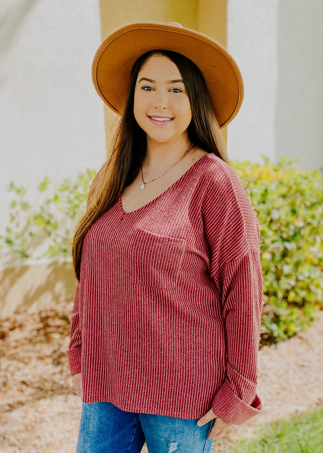 Raina Ribbed Knit Top