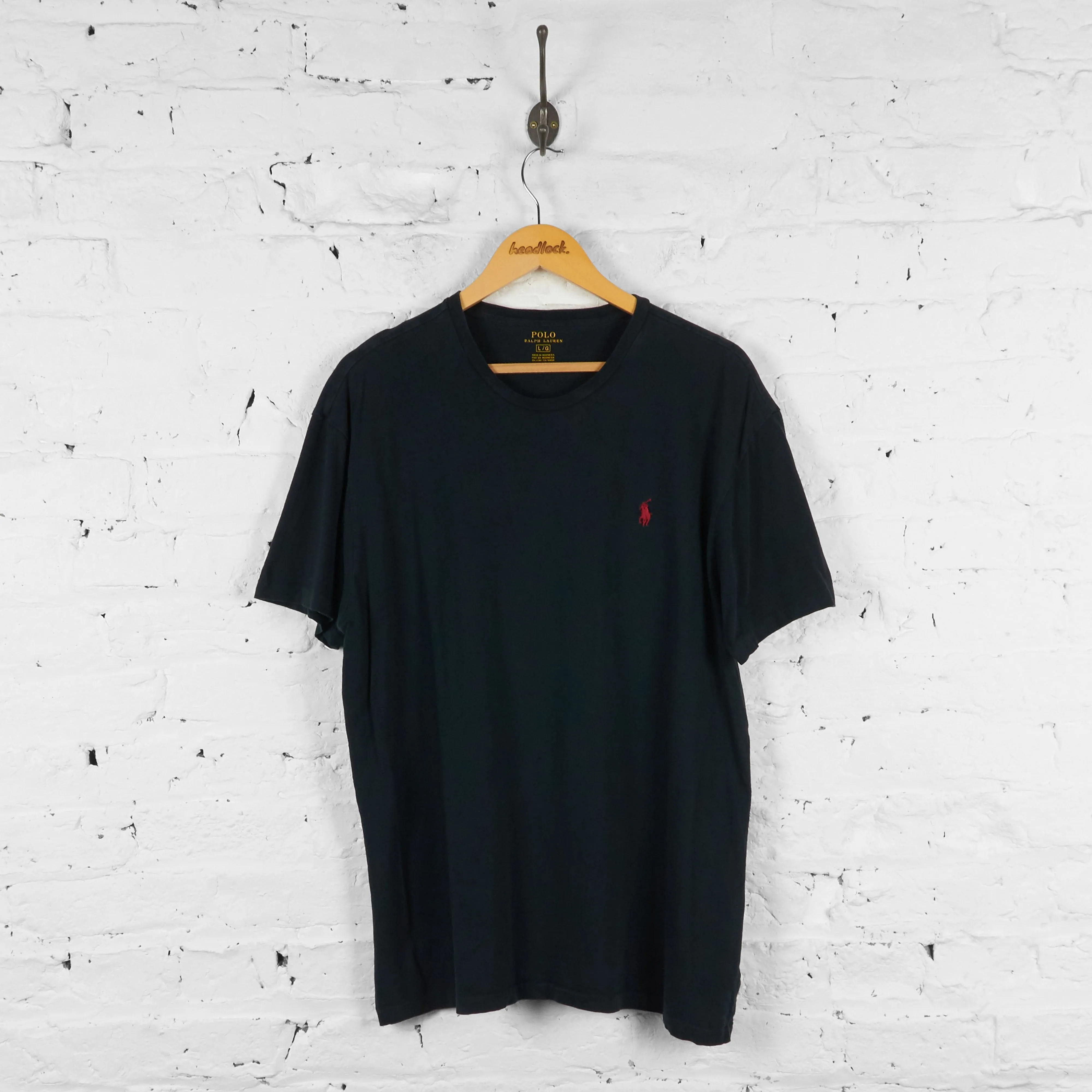 Ralph Lauren T Shirt - Black - L