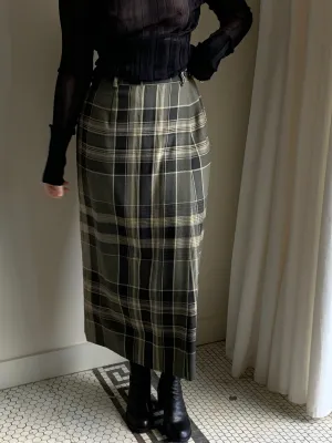 Ralph Lauren tartan wrap skirt