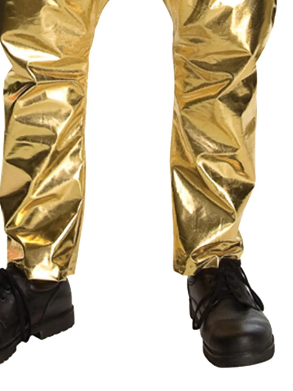 Rapper 80s 90s Gold Parachute Pants
