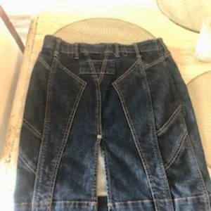 Rare Marc Jacobs unique denim blue skirt sz 6