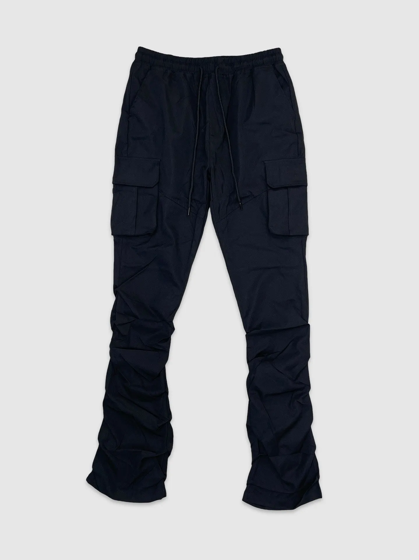 REB-100422-Cargo Stacked Nylon Pants