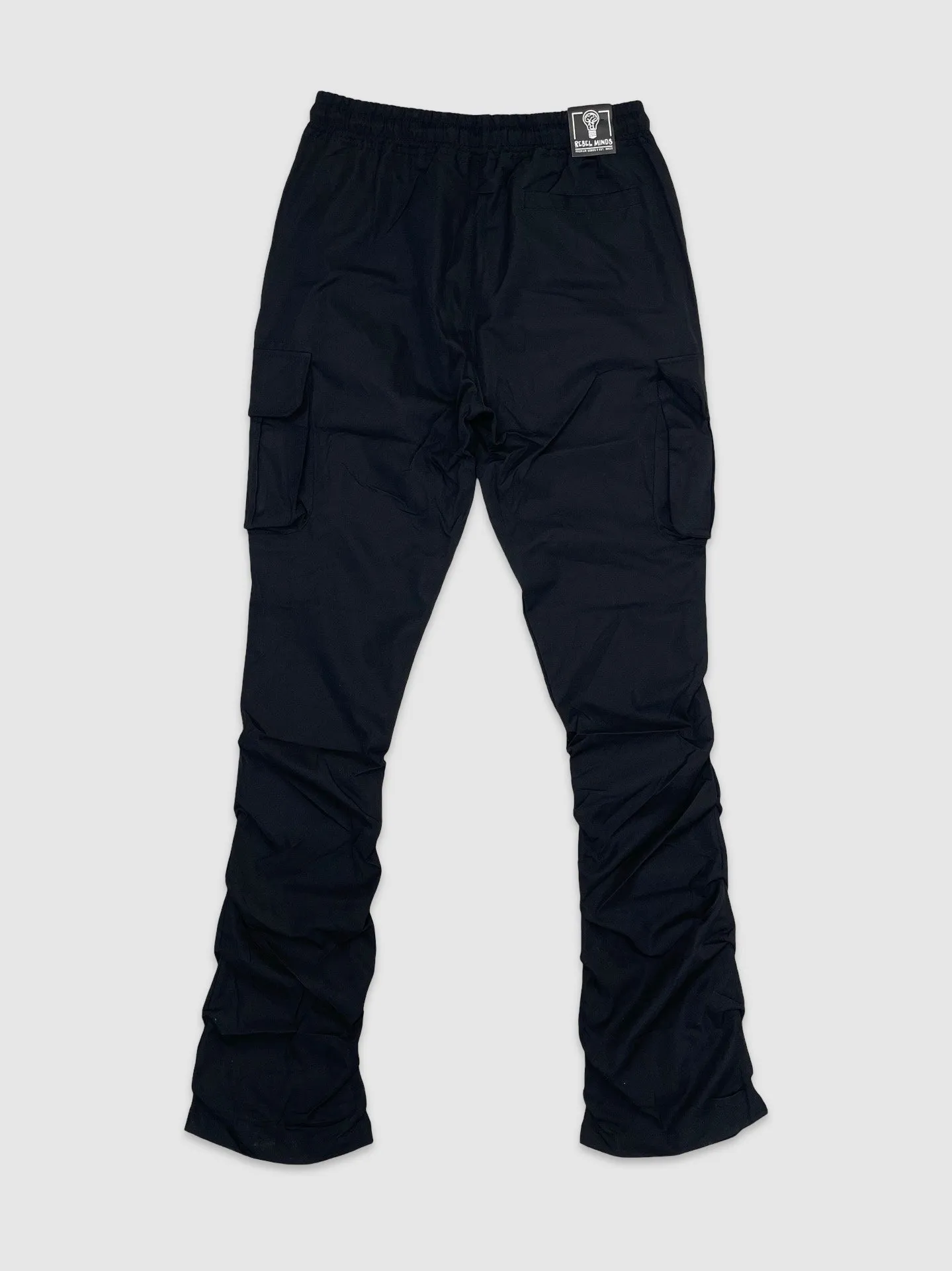 REB-100422-Cargo Stacked Nylon Pants