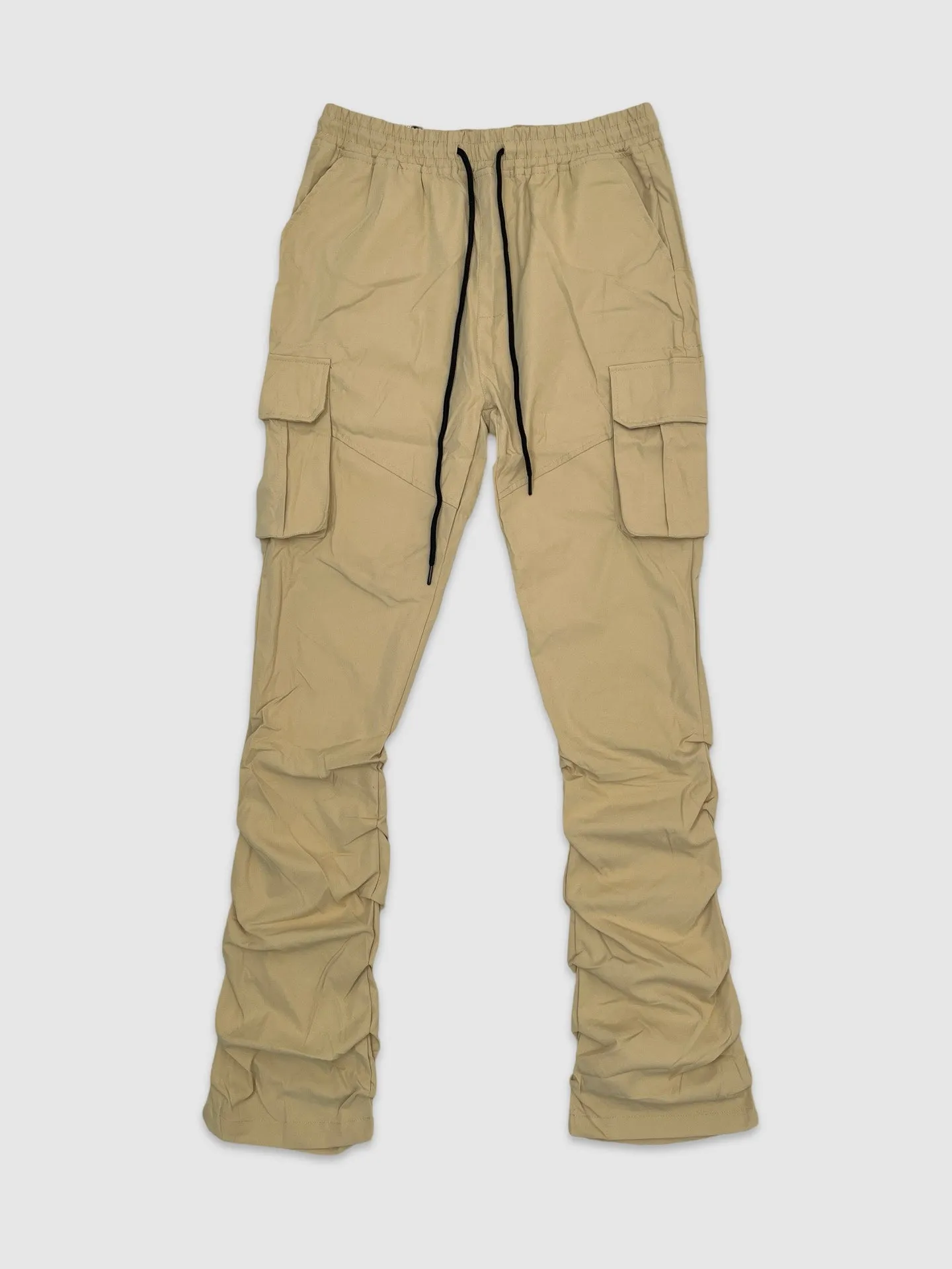 REB-100422-Cargo Stacked Nylon Pants