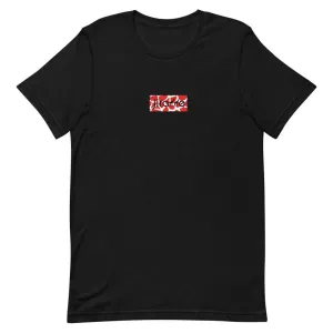 Red & White Box Logo Tee