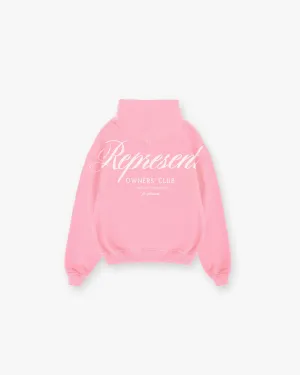 Represent Owners Club Script Hoodie - Pink