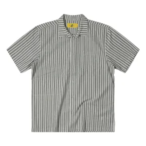 Reynolds Striped ss Shirt Bone Green