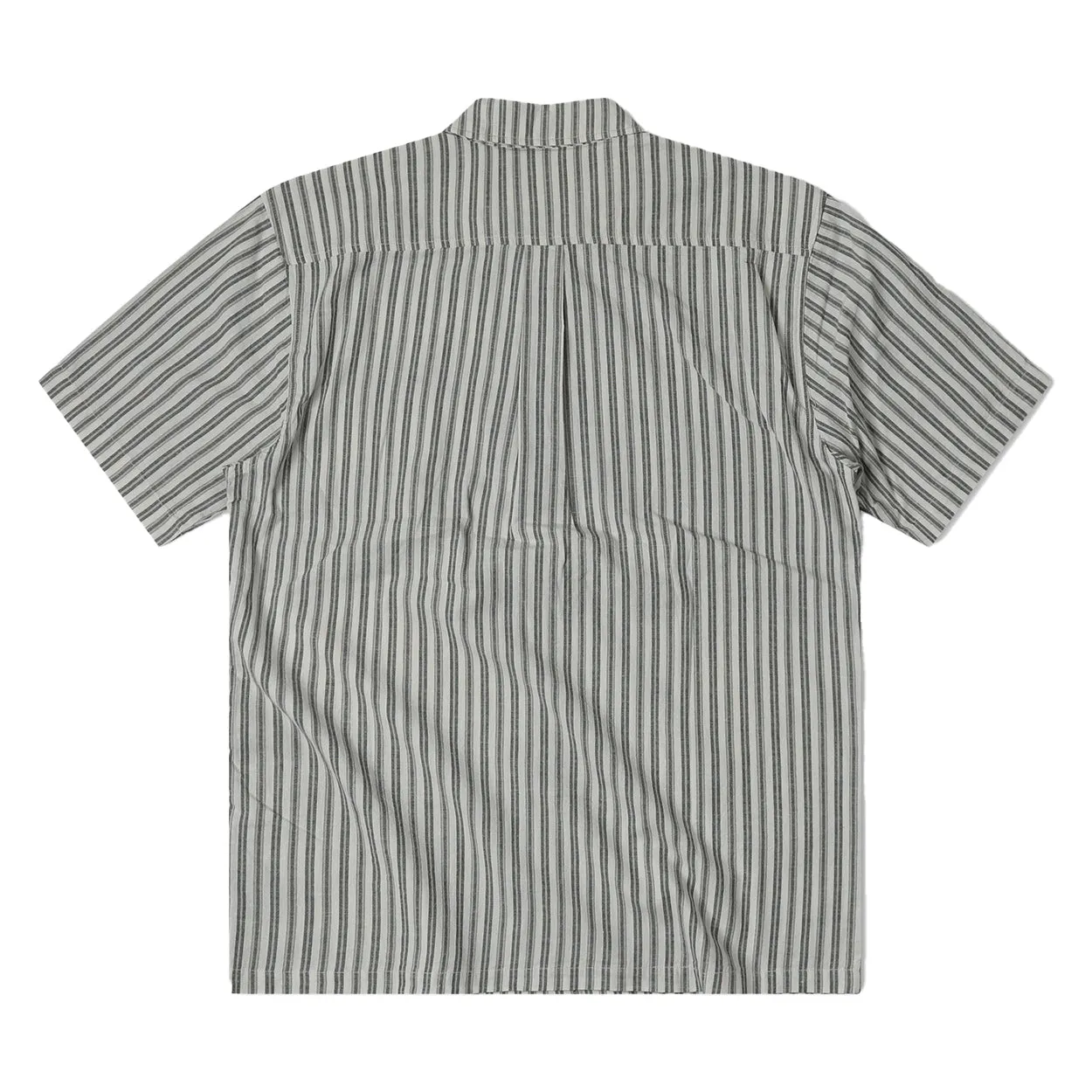 Reynolds Striped ss Shirt Bone Green