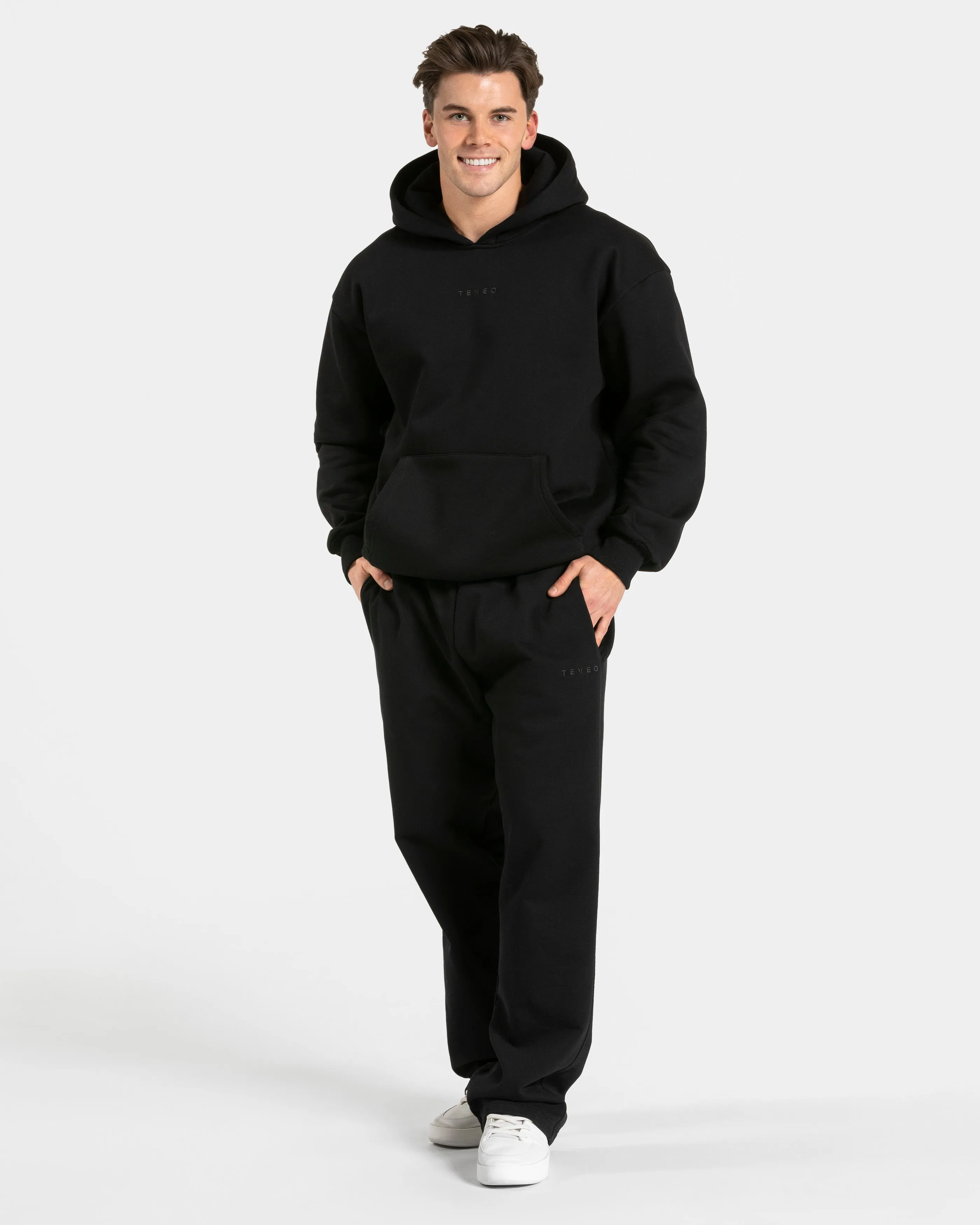 RI’VAIV Oversized Hoodie Men "Schwarz"