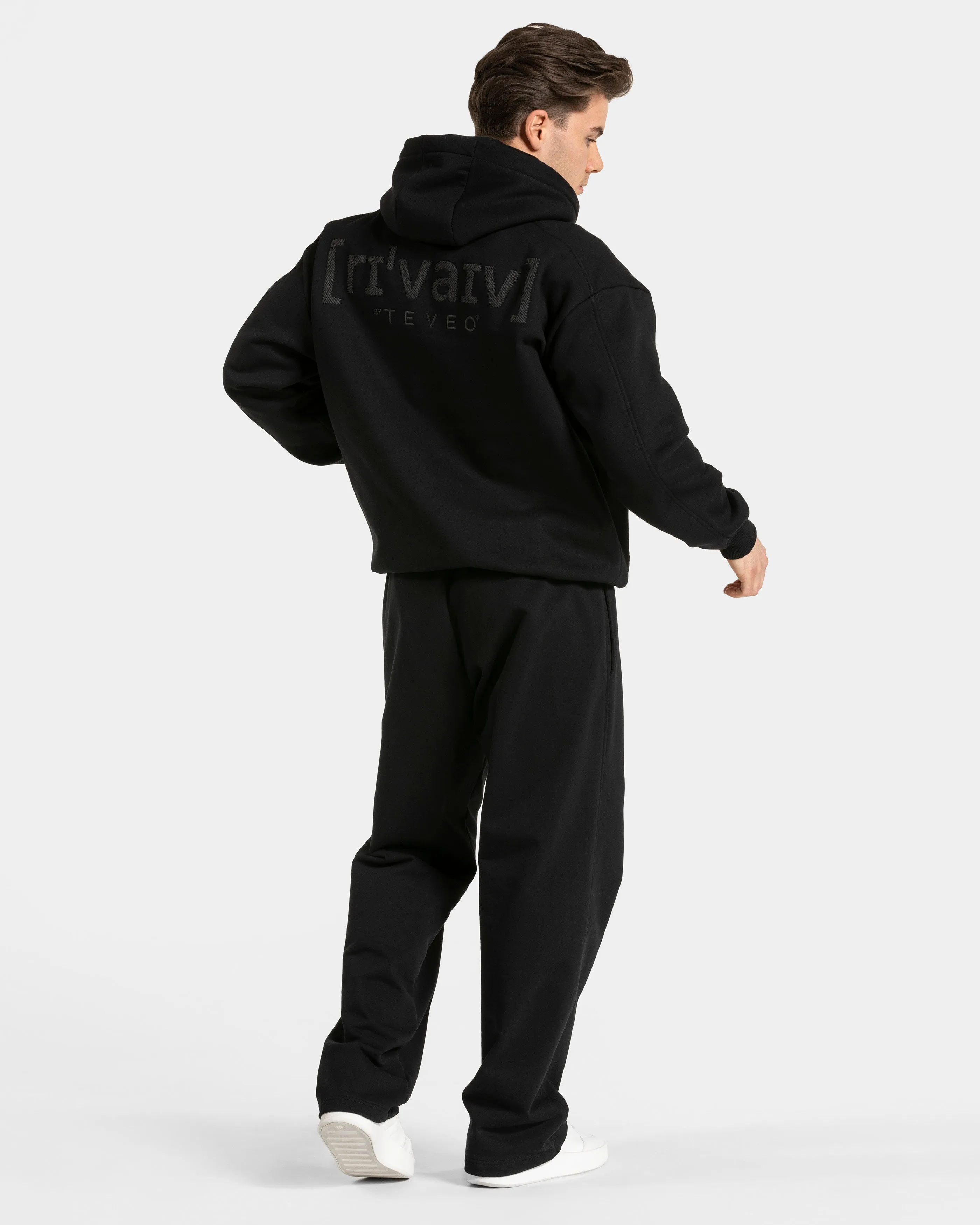 RI’VAIV Oversized Hoodie Men "Schwarz"