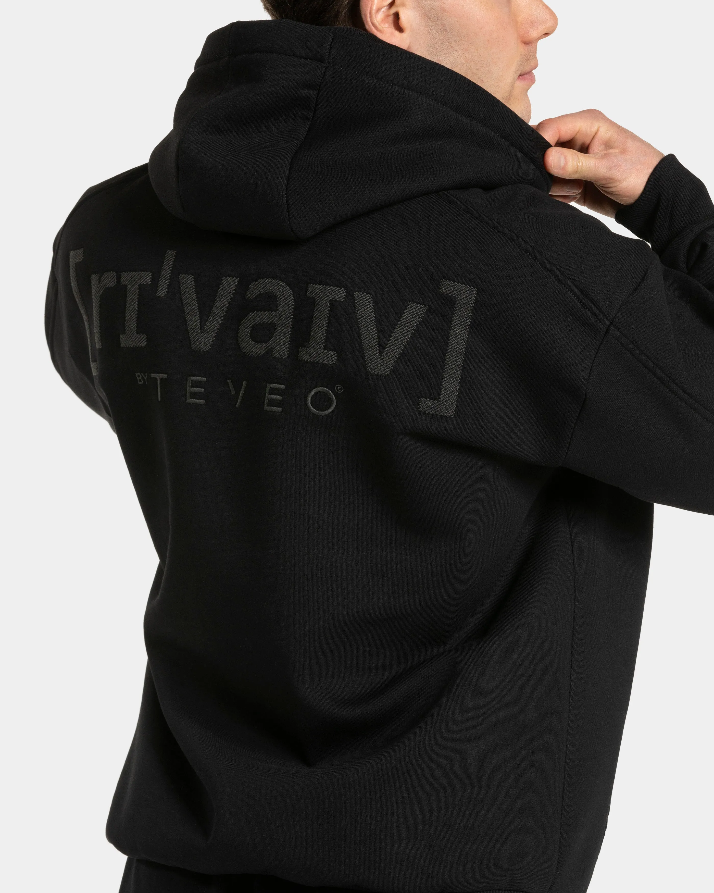 RI’VAIV Oversized Hoodie Men "Schwarz"
