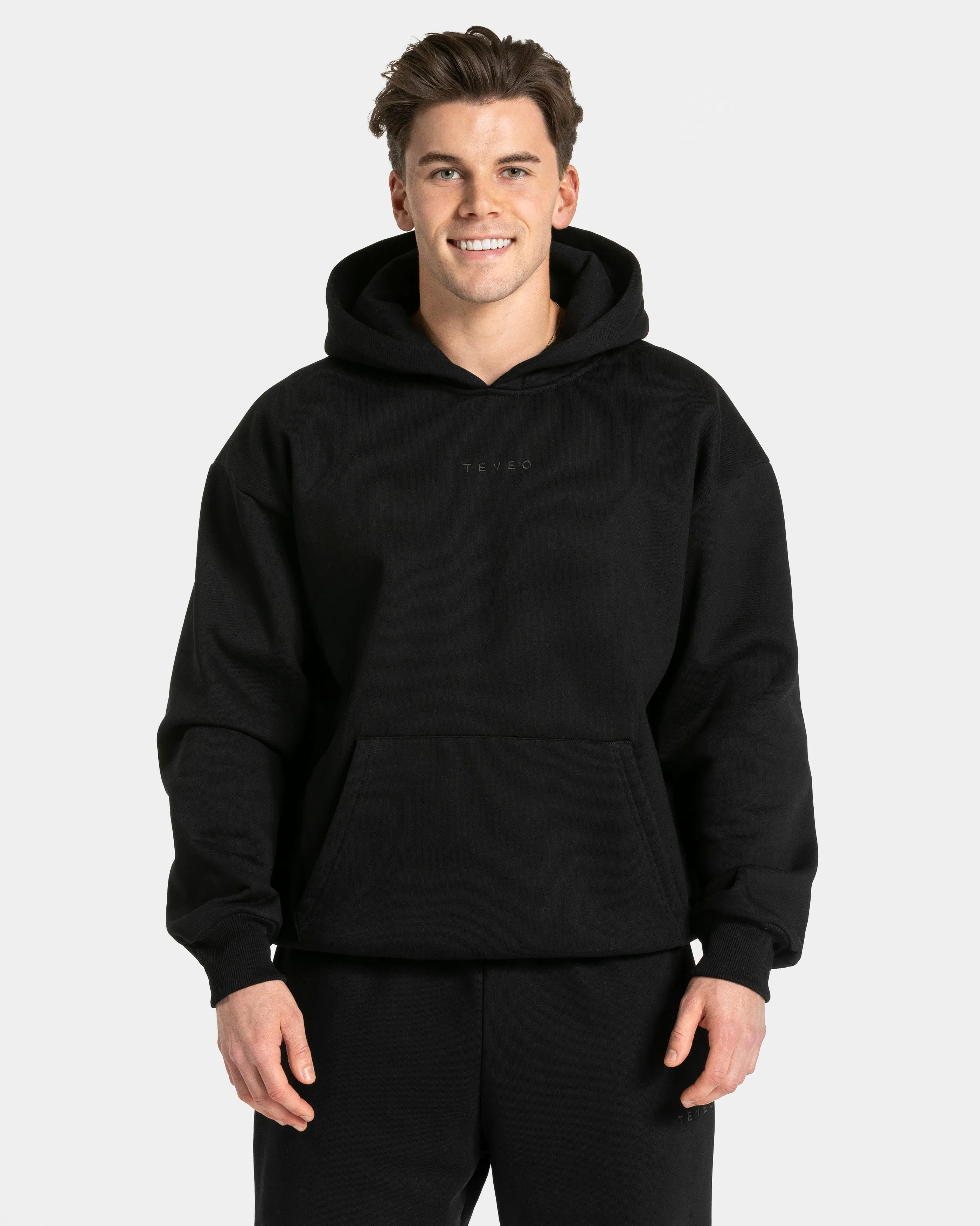 RI’VAIV Oversized Hoodie Men "Schwarz"