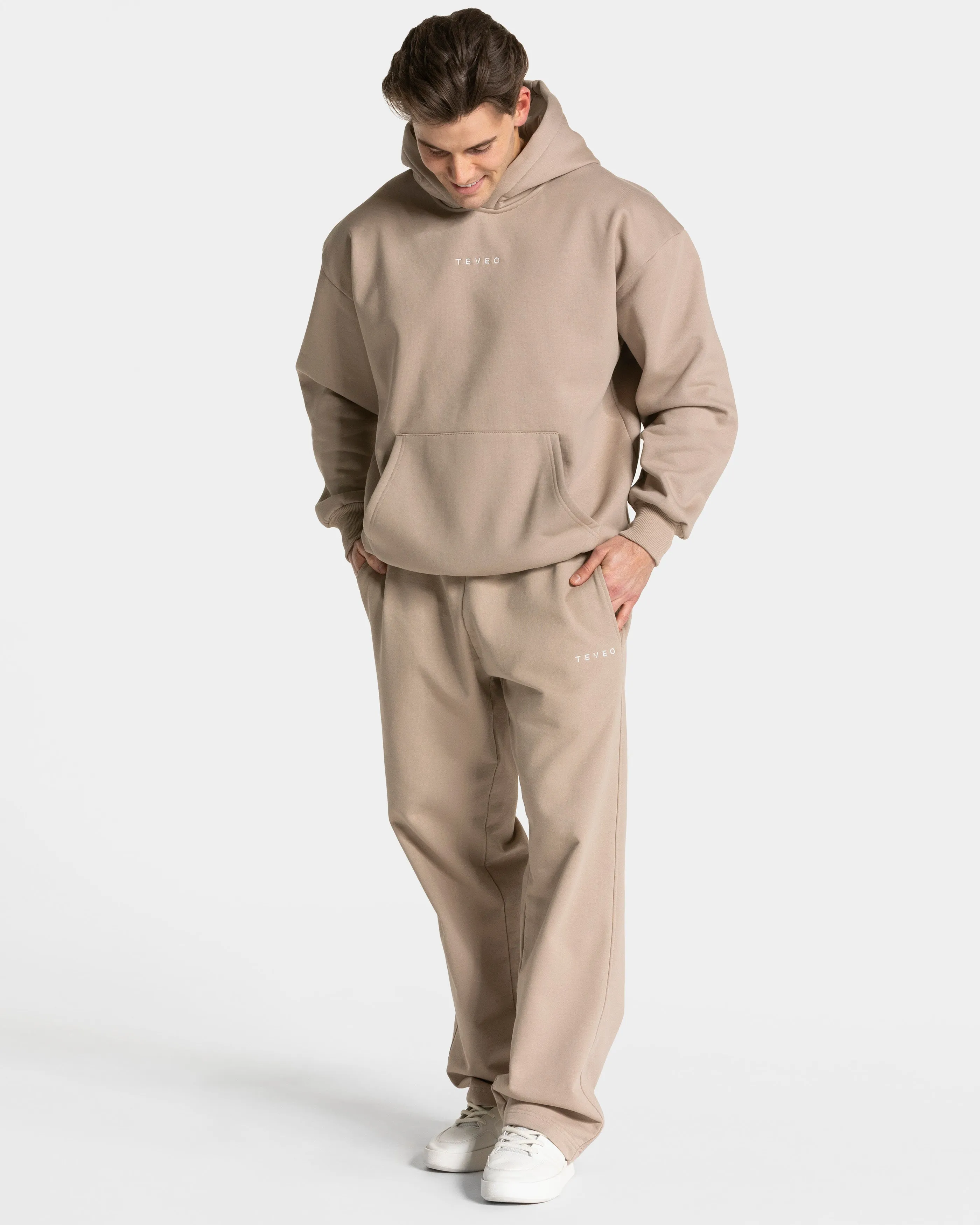 RI’VAIV Oversized Hoodie Men "Taupe"