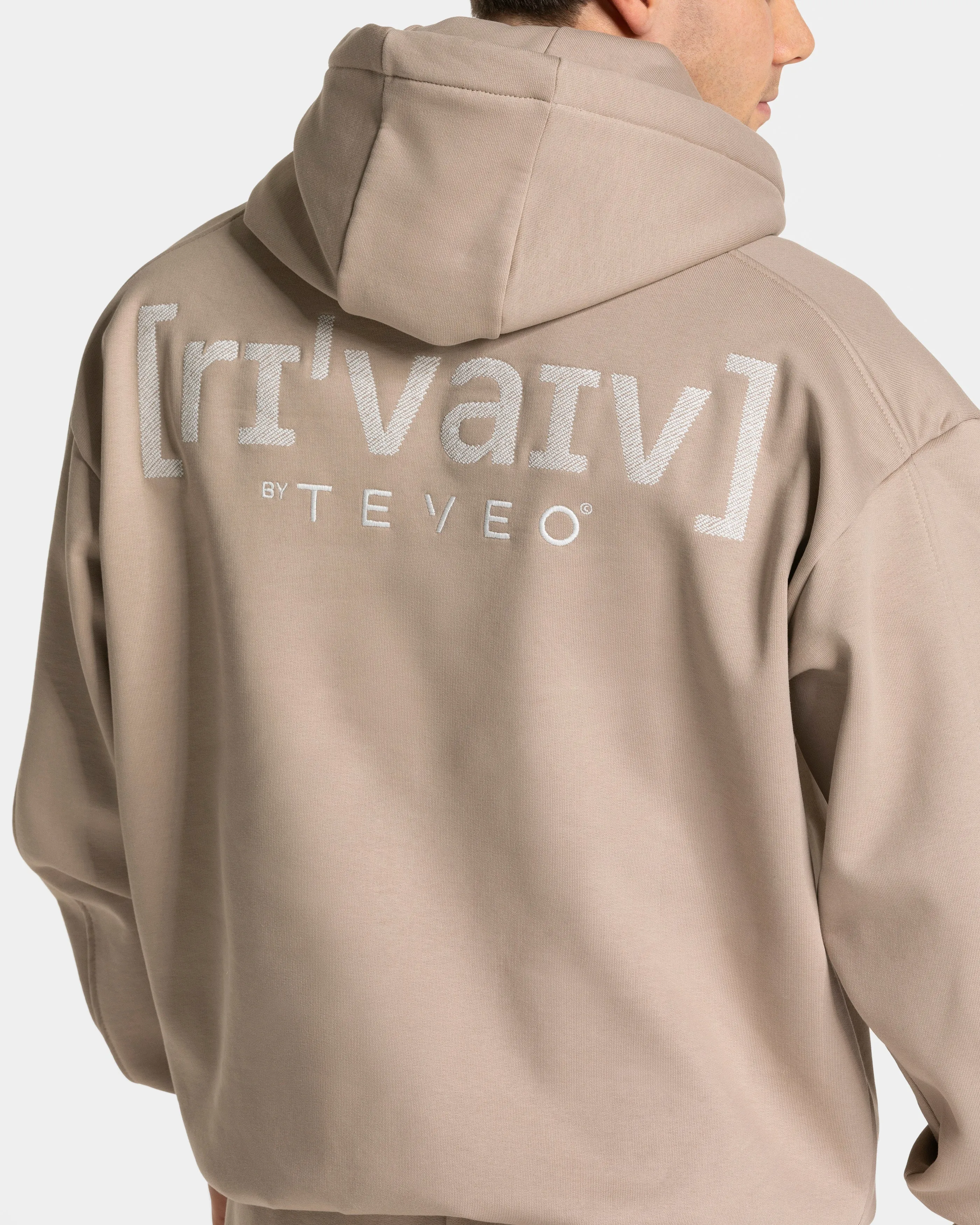 RI’VAIV Oversized Hoodie Men "Taupe"