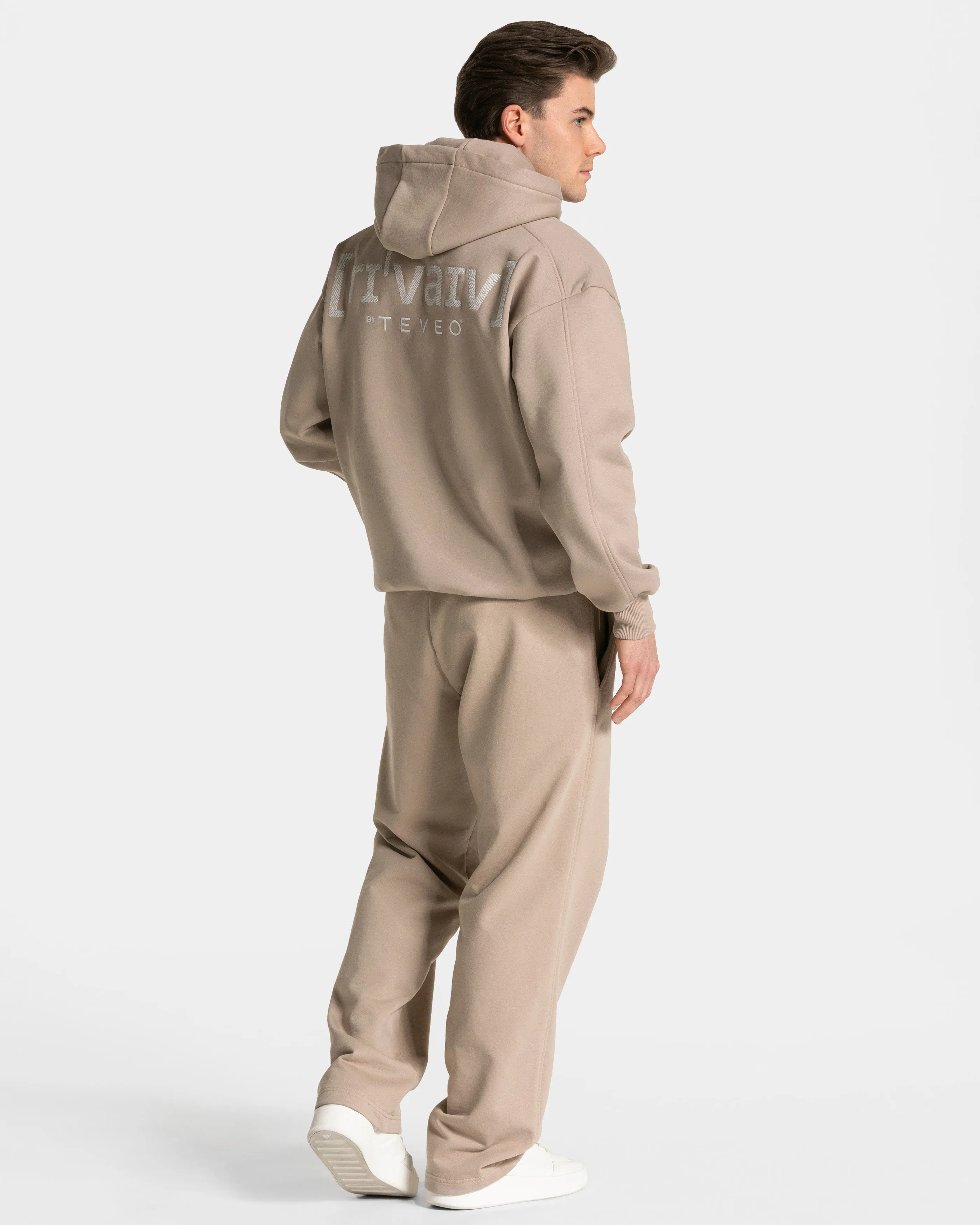 RI’VAIV Oversized Hoodie Men "Taupe"