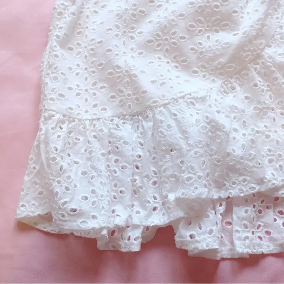 sabo skirt ⋆ eyelet faux wrap skirt