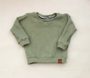 Sage Organic Waffle Knit Sweater