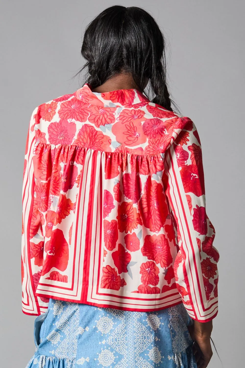 Scarf Print Shirt