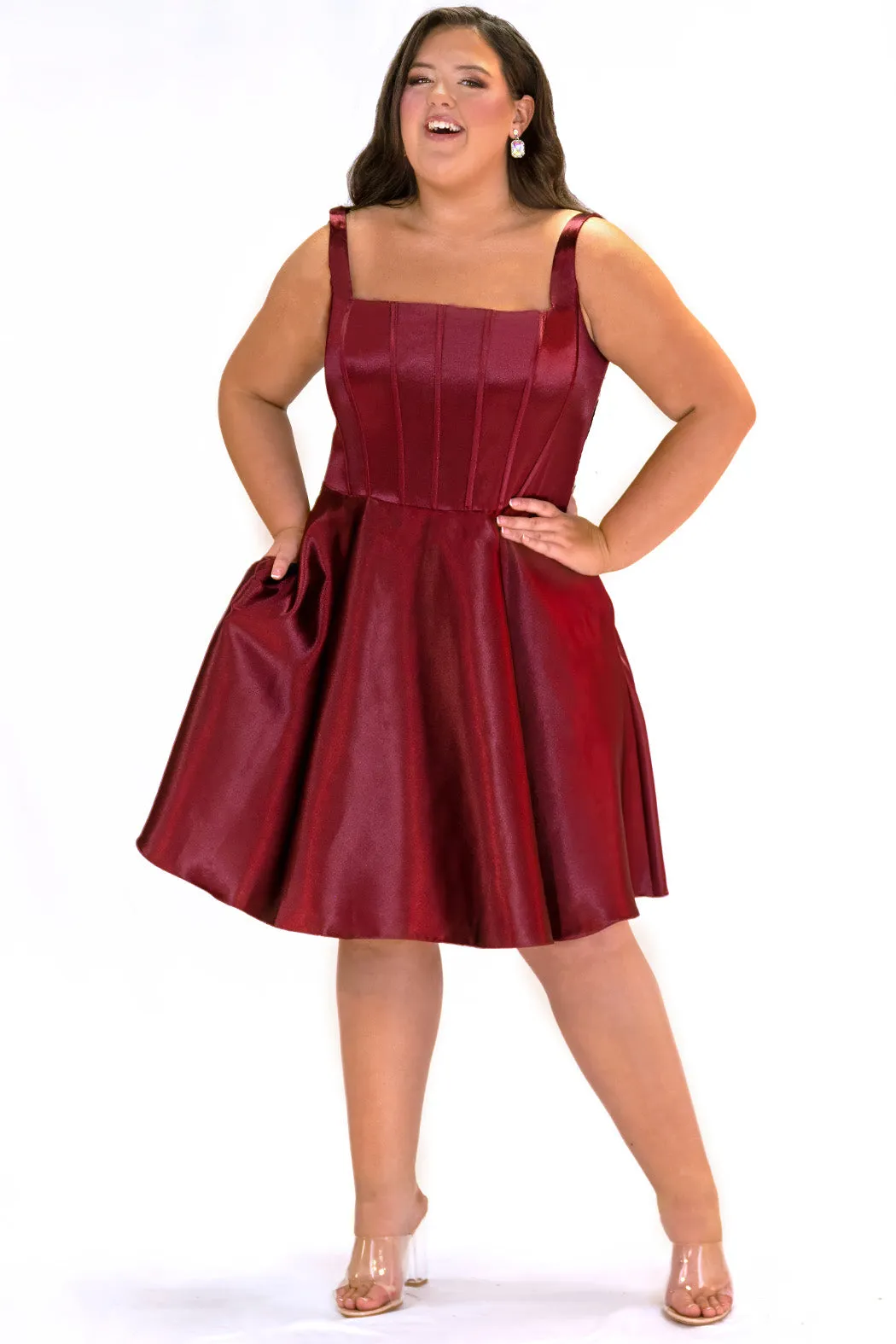 Scooped Up Party Dress <br> SC8146