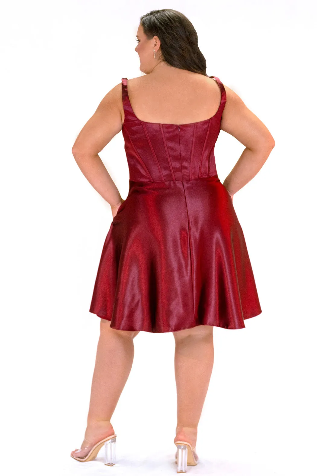 Scooped Up Party Dress <br> SC8146