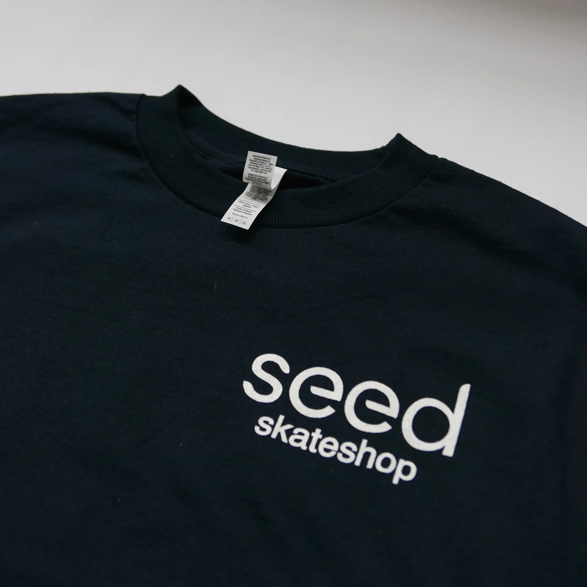 Seed Shop Logo Longsleeve - Navy