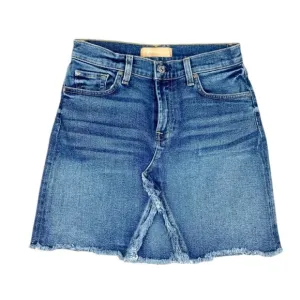 Seven 7 for all mankind stretchy denim jean Mini A-Line Skirt 27