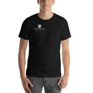 Short-Sleeve Richard Bland College Premium Unisex T-Shirt - Large Logo on Back/Small Logo on Front