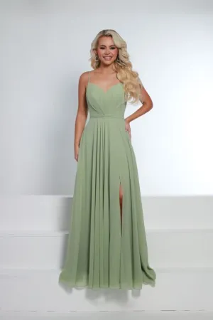 Size 12 Kanali K 1867 Sage Bridesmaid Dress