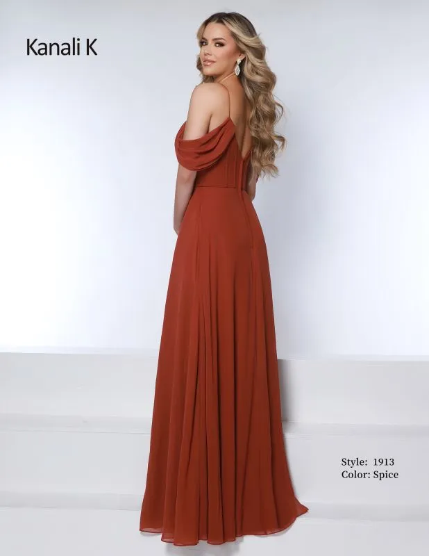 Size 12 Kanali K 1913 Spice Bridesmaid Dress