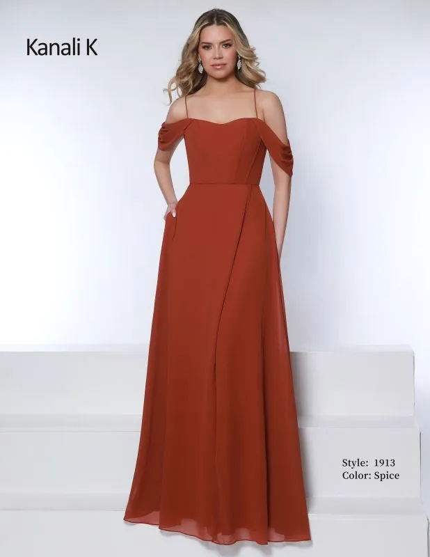 Size 12 Kanali K 1913 Spice Bridesmaid Dress