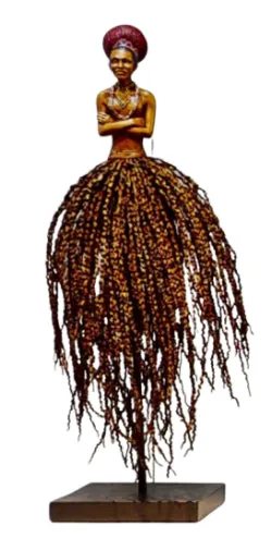 Skirt People: Tribal Zulu Skirt Wood Finish