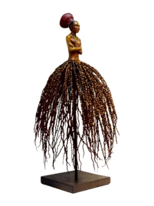 Skirt People: Tribal Zulu Skirt Wood Finish