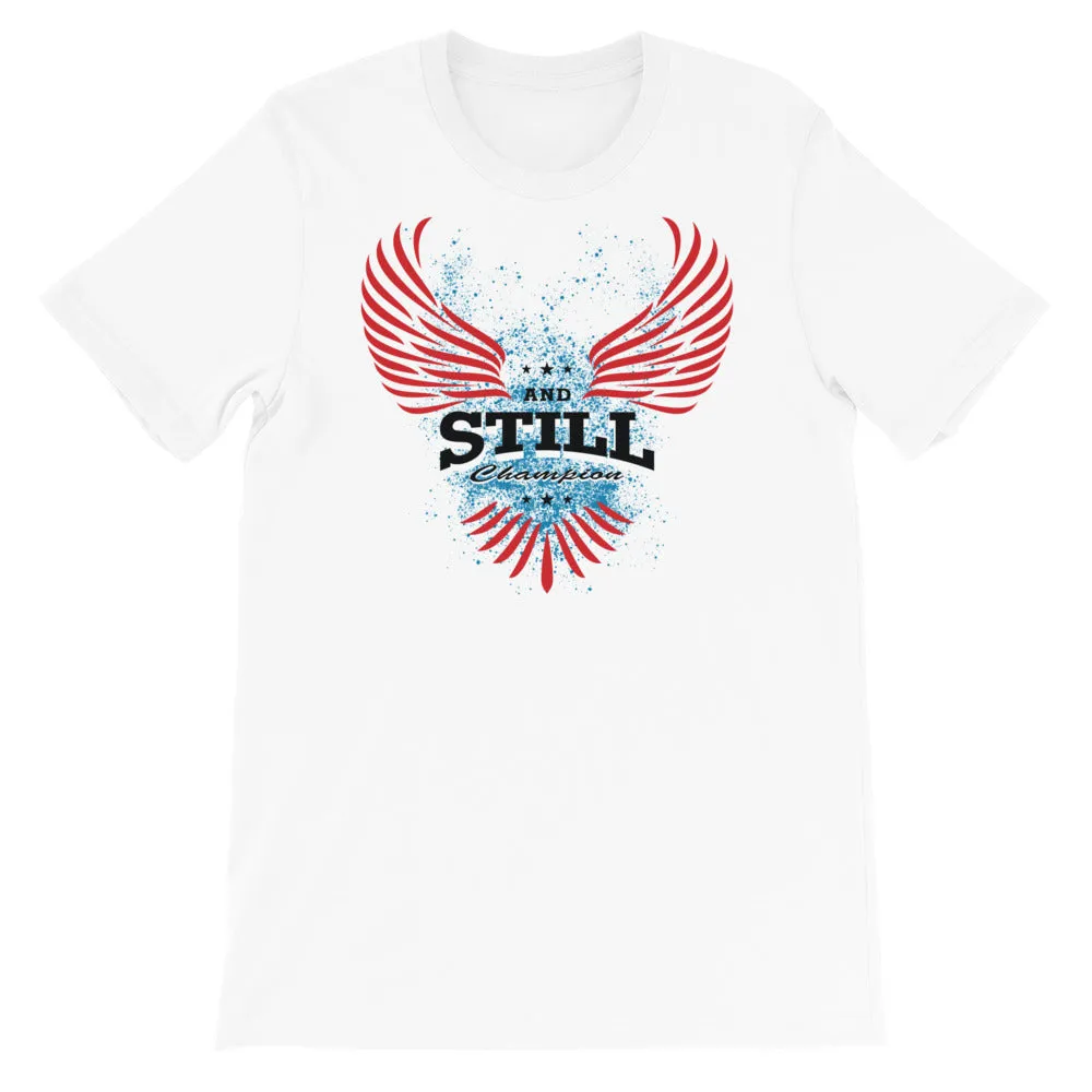 Soaring Champion women's T-shirt with ASC logo on back label