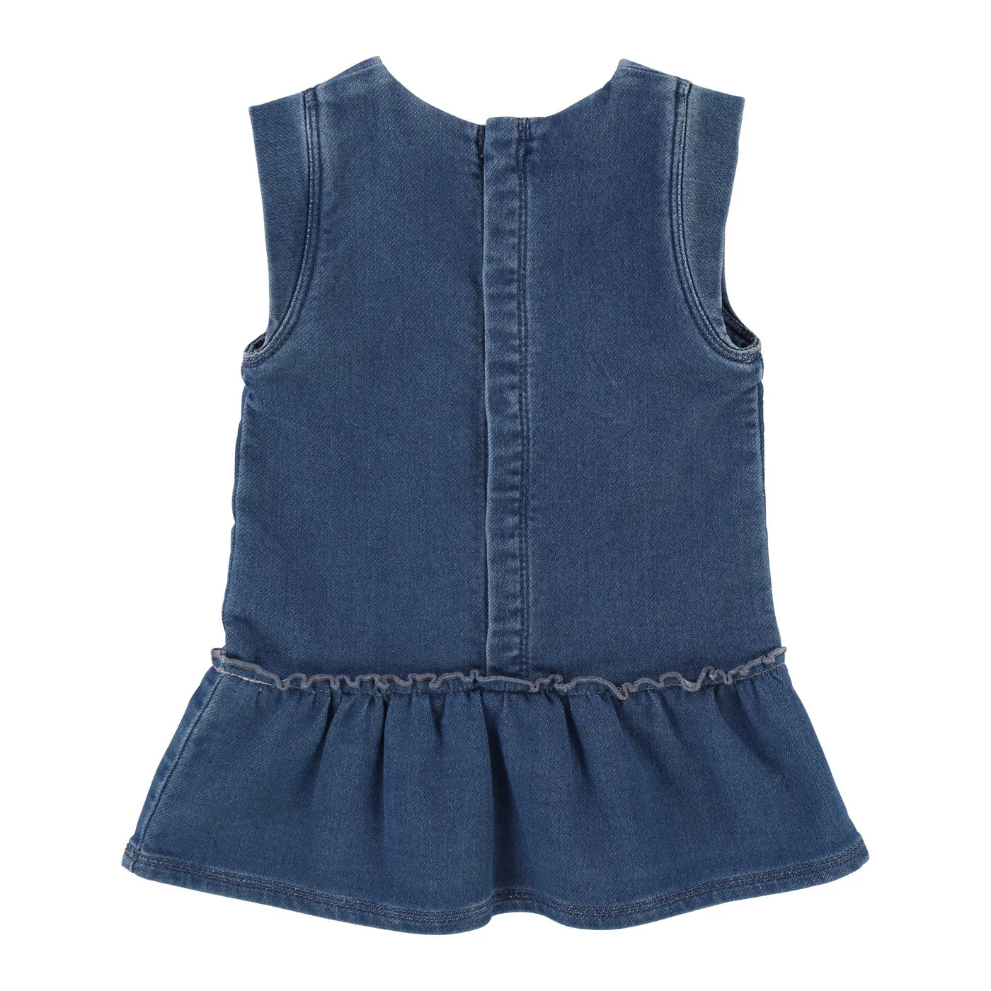 Soft Denim Detail Dress