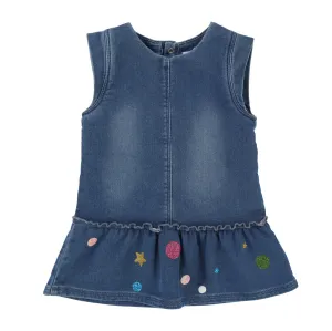 Soft Denim Detail Dress