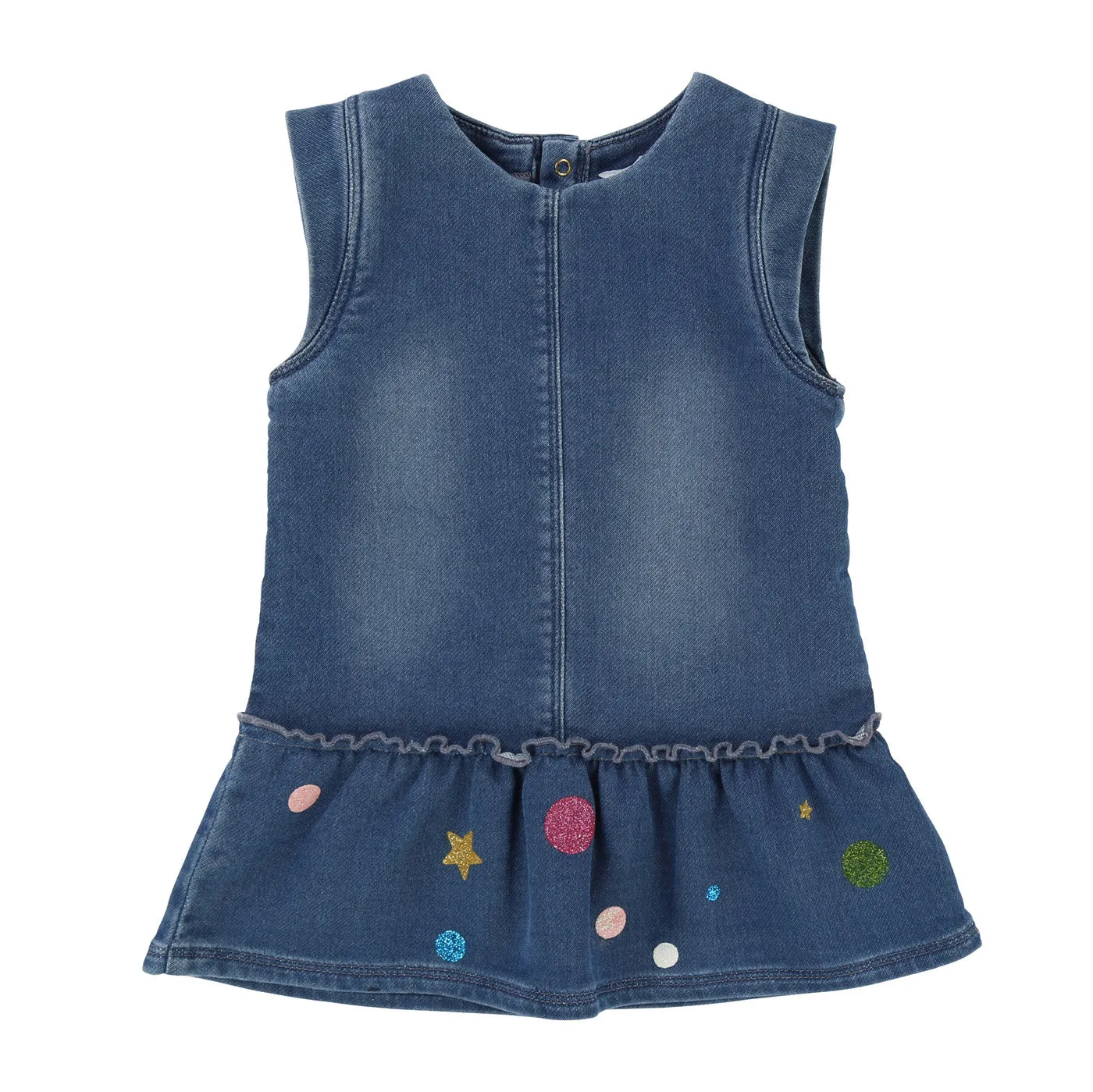 Soft Denim Detail Dress